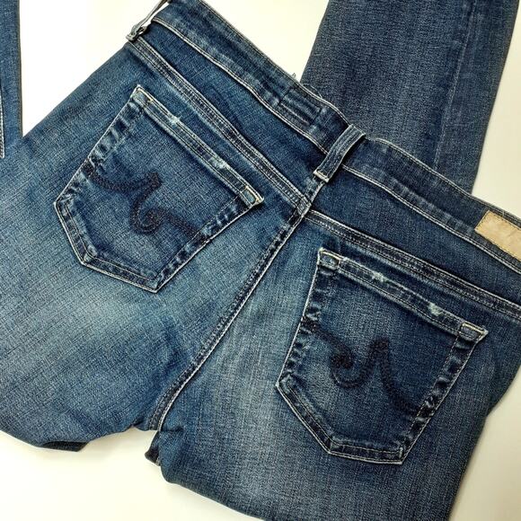 Adriano Goldschmied The Legging Jeans Super Skinny Distressed - Picture 1 of 6